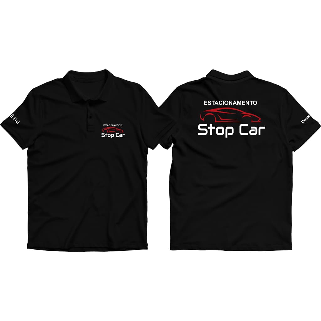 Camisa Polo masculina,  Personalizada, Uniforme Empresa seu logo manga curta