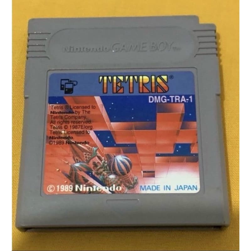 fita/cartucho de game boy Tetris