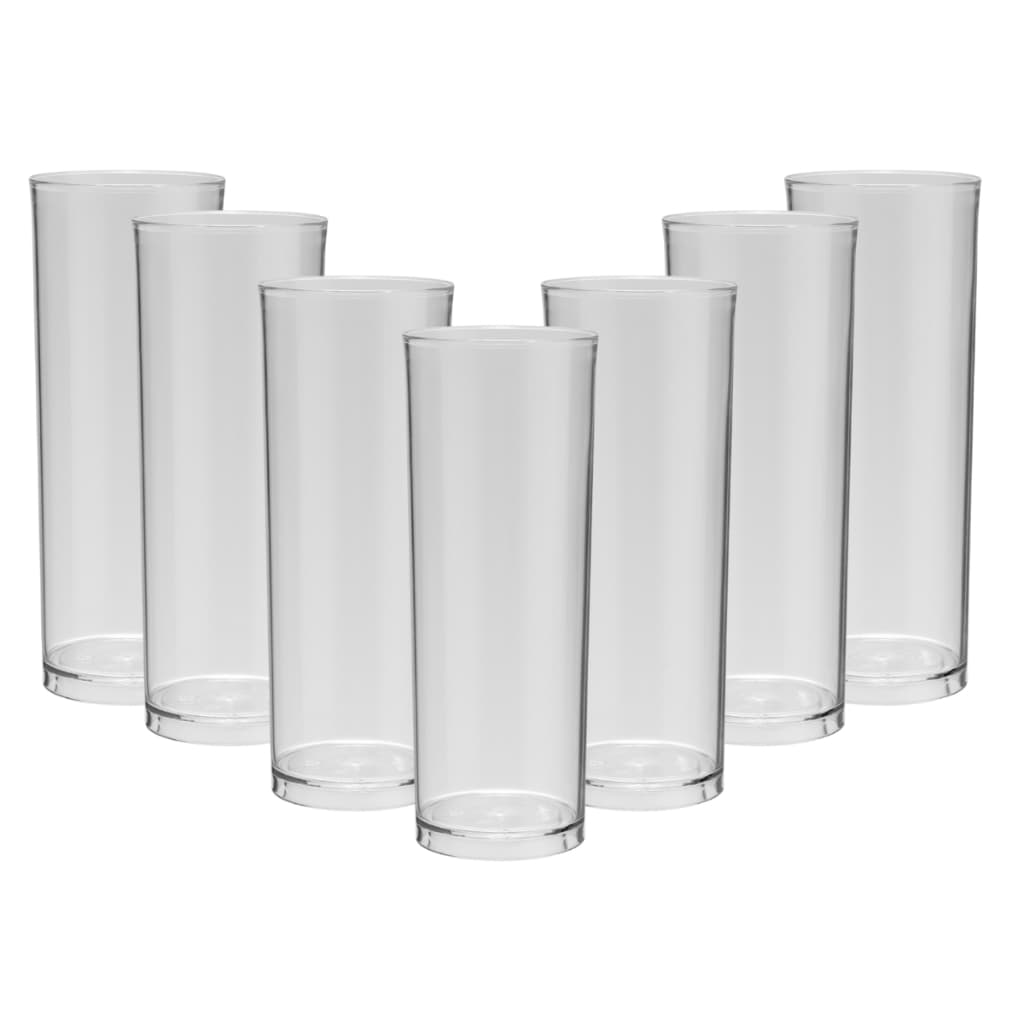 Kit 50Pçs Copo Long Drink Epic 330Ml-Transparente Copo Acrilico Resistente Copo De Acrilico Festa