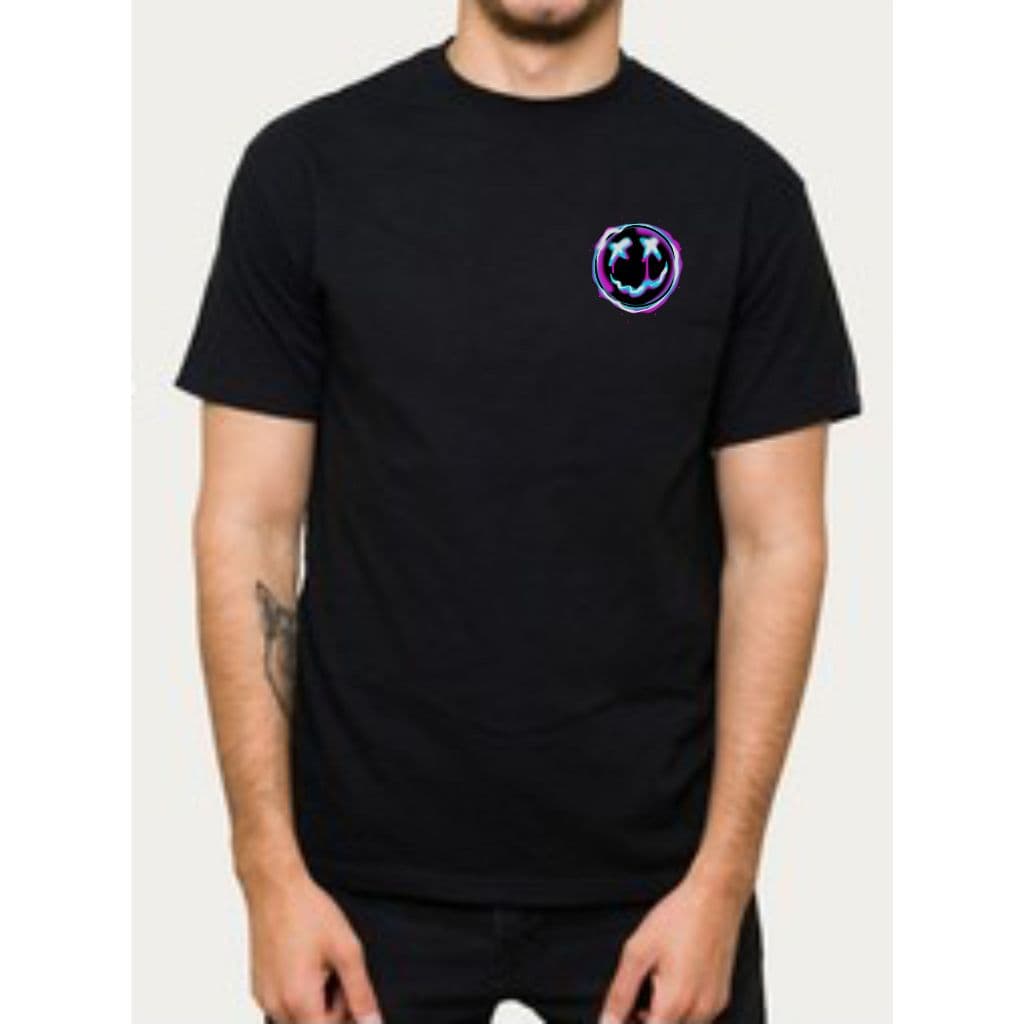 Camiseta Masculina \ Feminina Preta Lisa 100% Algodão - Smi2