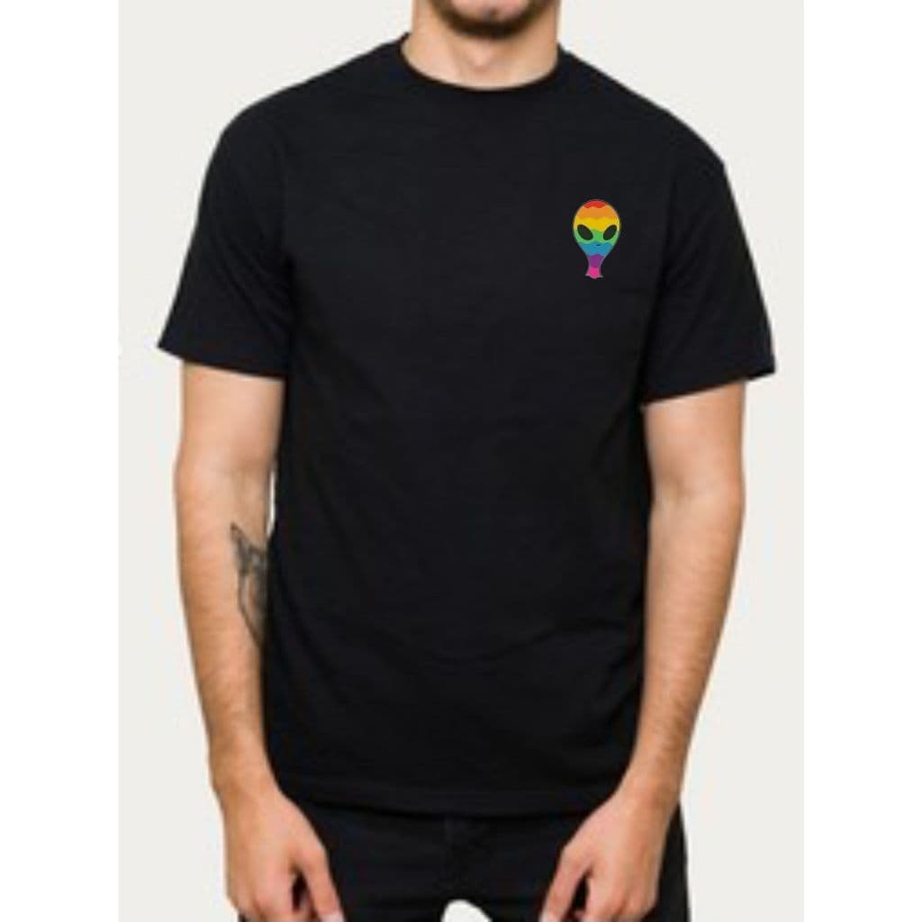 Camiseta Masculina \ Feminina Preta Lisa 100% Algodão - et colorido