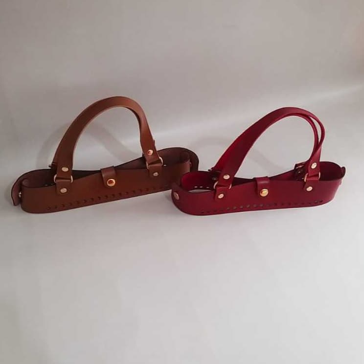 ALÇA SUPERIOR COM LAPELA PARA BOLSA DE CROCHE