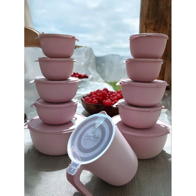 Kit Potes 10 Bowl + Jarra Cozinha Saladeira Pote Marmitas/conjunto 3 bowls