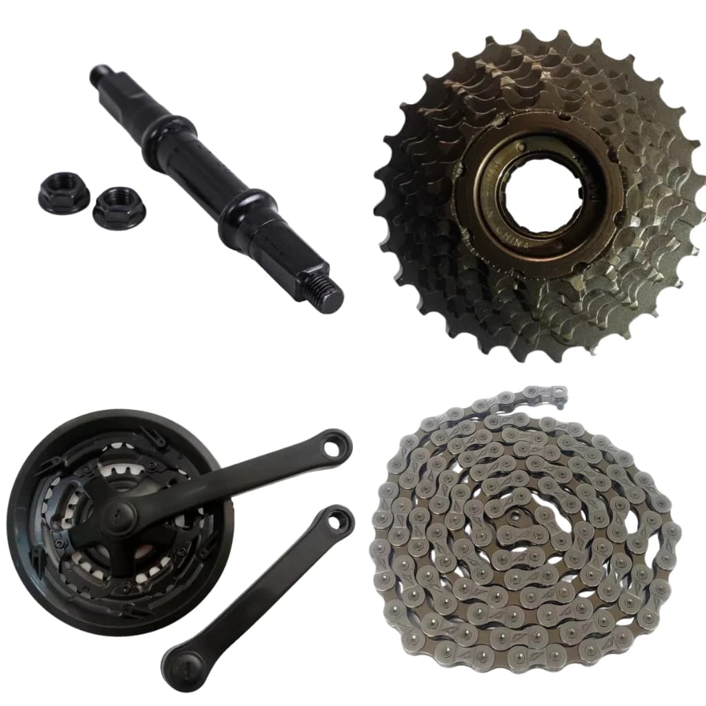 Kit Pedivela WG + Catraca 7v + Corrente + Mov Central
