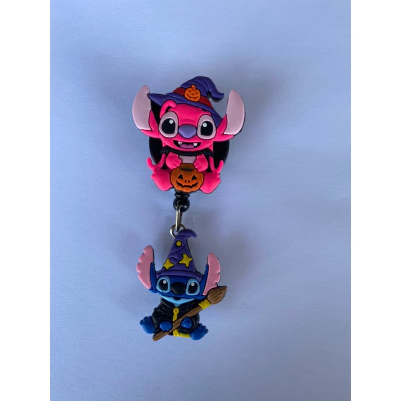 Porta crachá tema Stitich Hallowen