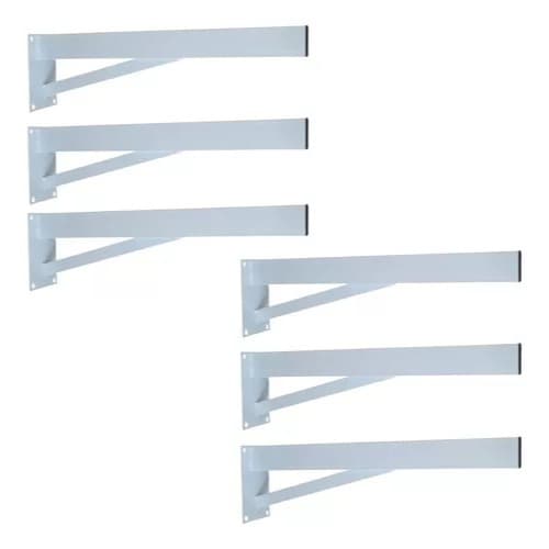 Suporte P/ Pia Parafusar Super Reforçado 50cm (6 Uni.)