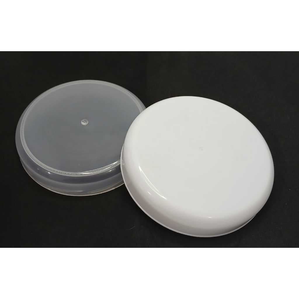 TAMPAS PLASTICA 113MM POTES DE VIDRO-KIT 05 UNIDADES