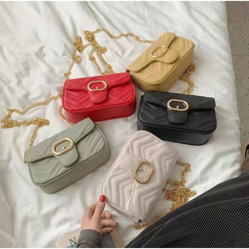 Bolsas Mensageiras Lingge Pequena Perfumada Corrente Ombro W113