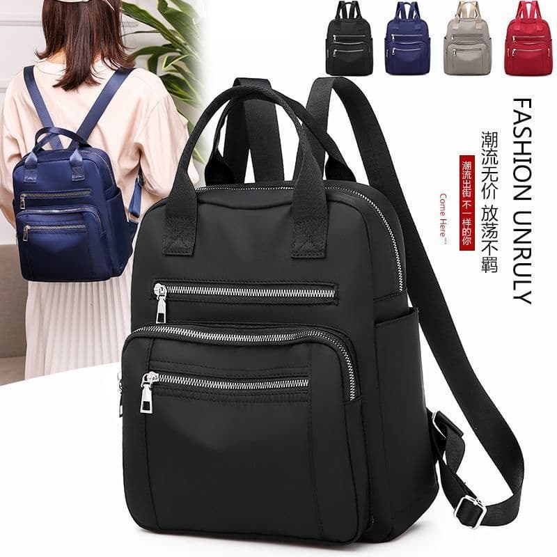 Bolsa escolar feminina grande capacidade em lona ZH10