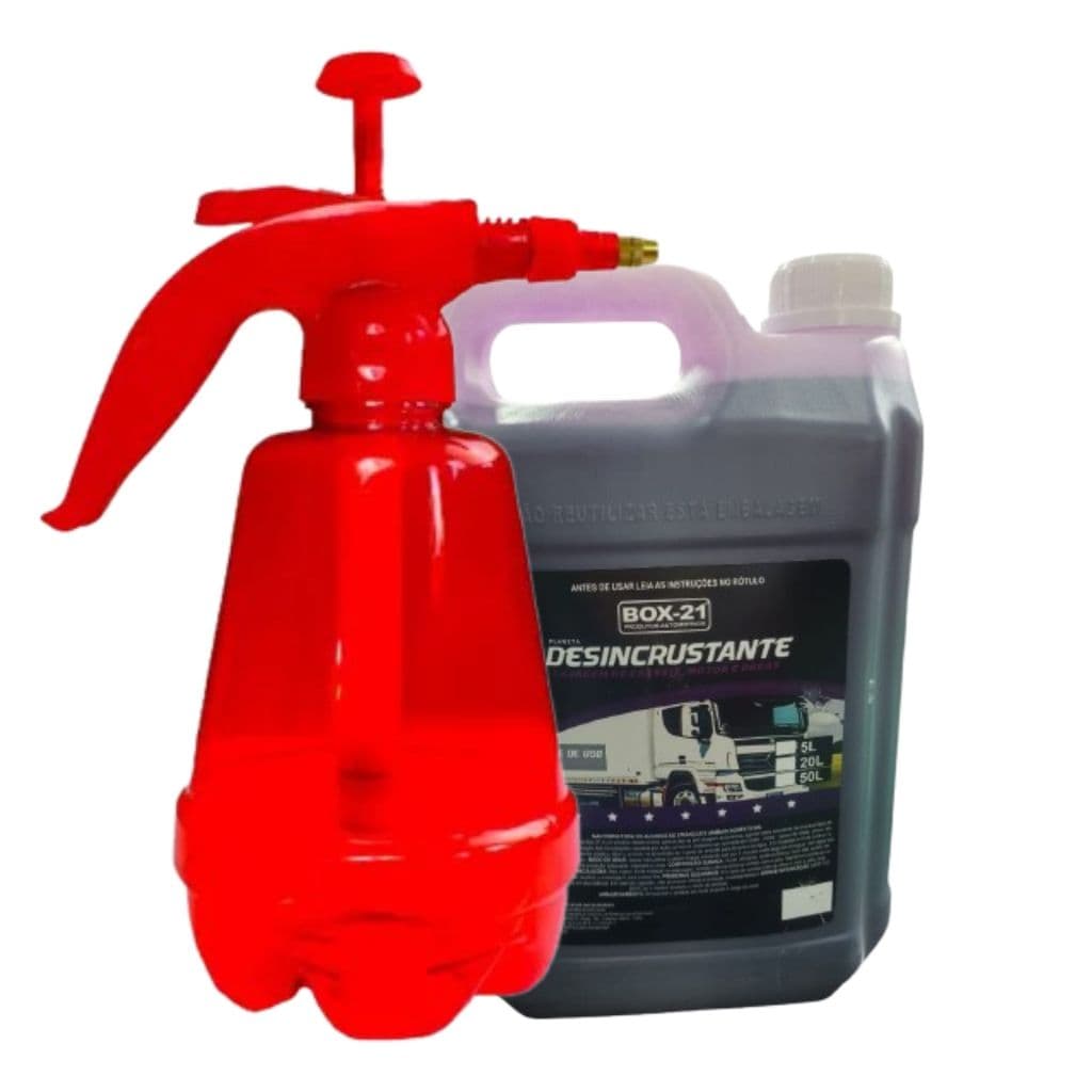 Limpa Baú Intercap Ativado Roxinho 5L + Pulverizador 1,5L Compressão Sgt Tools