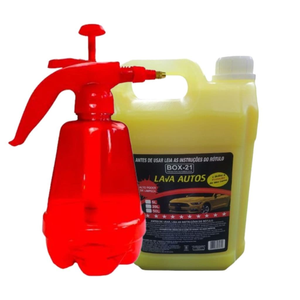 Shampoo Automotivo com Cera de Carnauba + Pulverizador Sgt Tools 1,5L