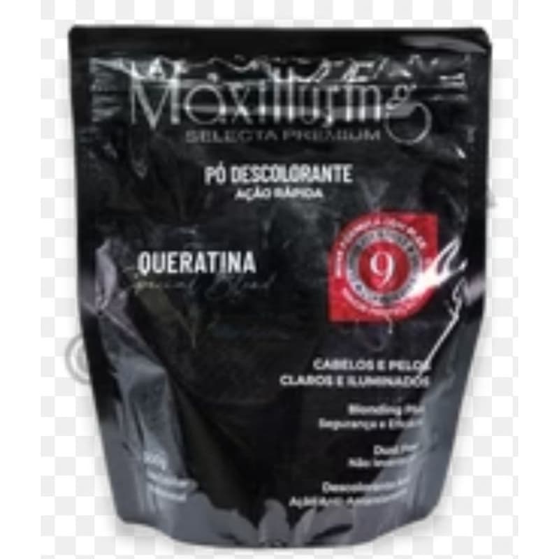 pó descolorante maxilluring selecta premium com queratina sauche de 300g