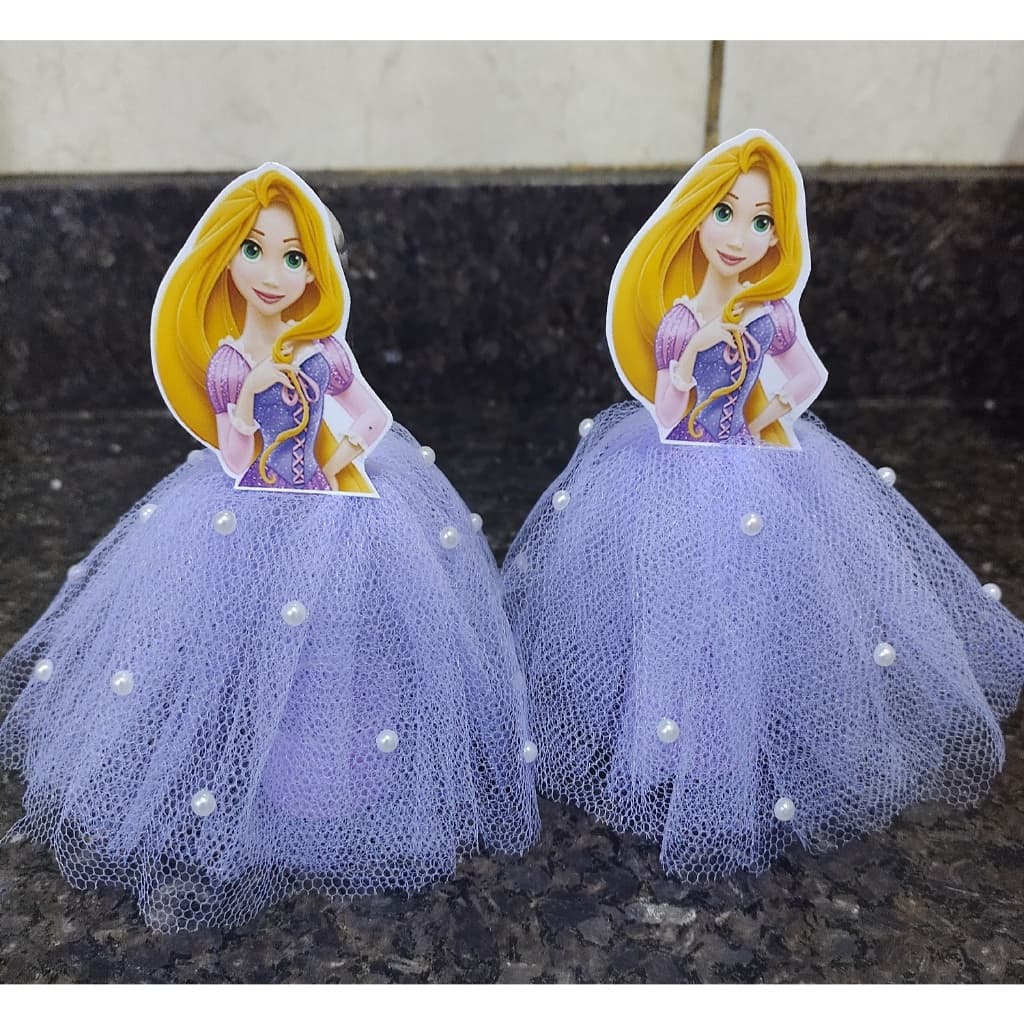10 Tubetes de saia - Princesas, aniversário