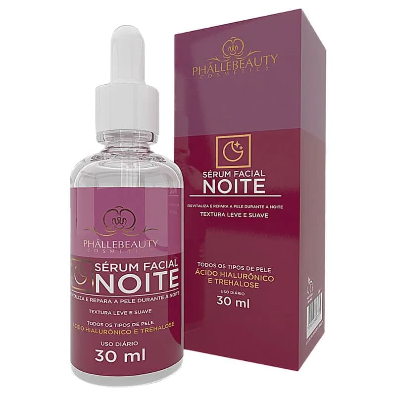 Serum Facial Noite 30ml - Phallebeauty