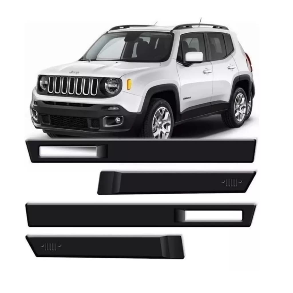 Friso Lateral Renegade 2015 ate 2026 Modelo Original 4 Peças C/ Dupla Face