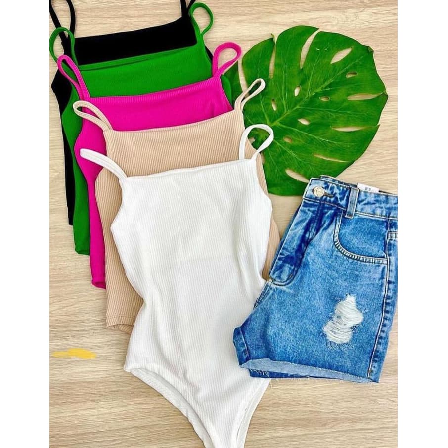 BODY CANELADO RETO/BODY/FEMENINA/VERAO/SAIDA DE PRAIA