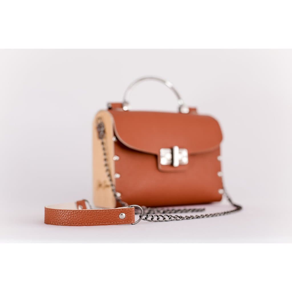 Bolsa Santa Clarice Bau Madeira Transversal