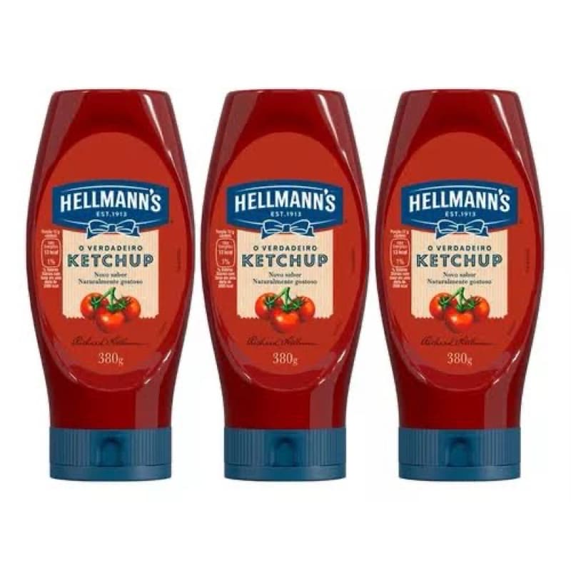 Kit Hellmann's Ketchup Tradicional 380g