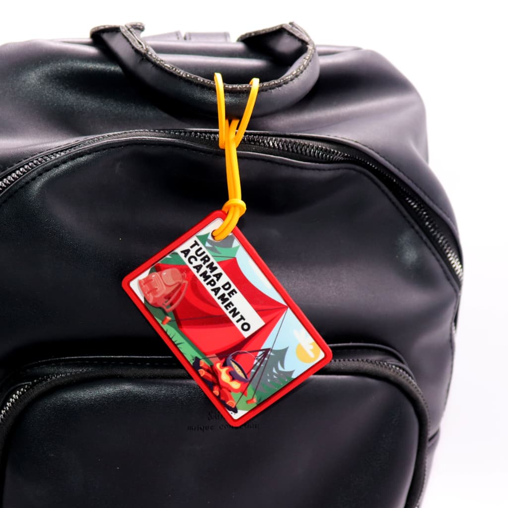 TAG DE MALA ACAMPAMENTO - IDENTIFICADOR DE MALA E MOCHILA