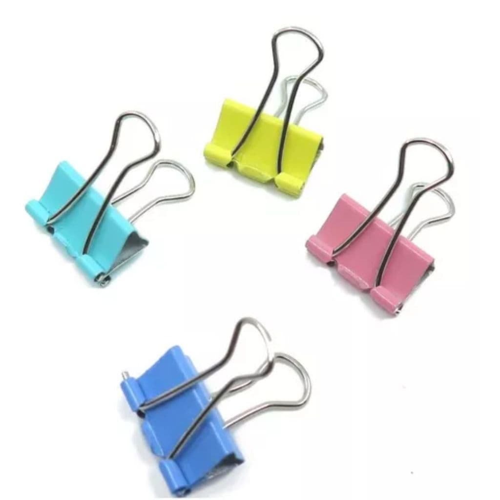 KIT MULTIUSO CLIPES , BINDER, ALFINETES E TACHINHAS