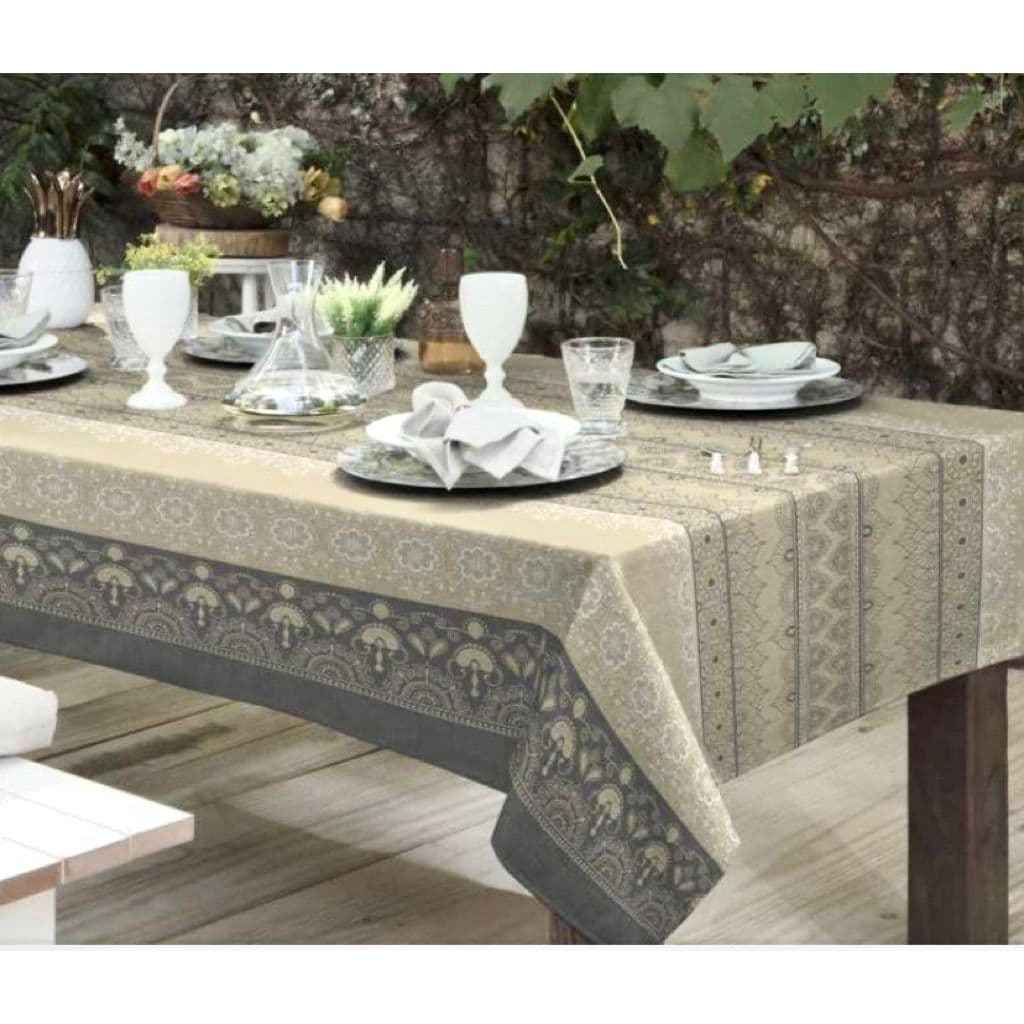 Toalha  de Mesa Forro de Linhão Para Mesa de  6 cadeiras 2,20 MTRS