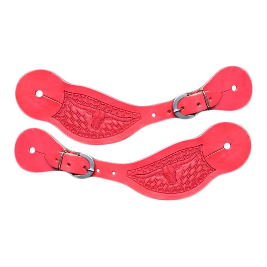 Correia de Espora Vermelha Long Horn