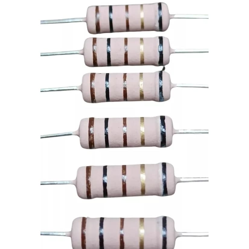 10 RESISTOR DE FIO 100R 5W ( 100 OHMS 5W )