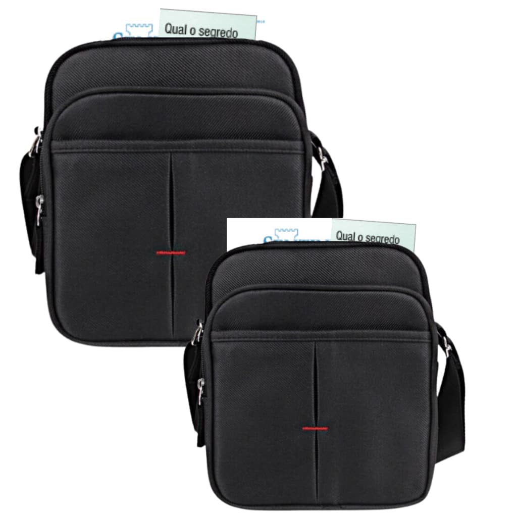 2 Bolsas para o Campo Pregação De Ombro Mensageiro Pasta Executiva Masculina  Pregação