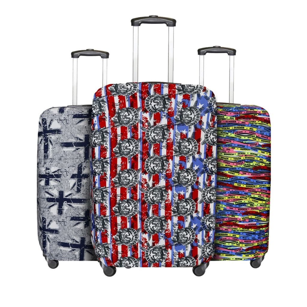 Capa Para Mala De Viagem Bagagem mão bordo Tamanho Pequena 10kg Media 23kg Grande 32kg mala Rodinha