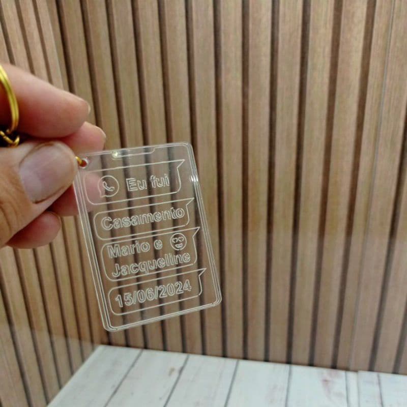 30 Chaveiro personalizado calendário Nossa Data Acrílico Gravado Laser Dia dos Namorados