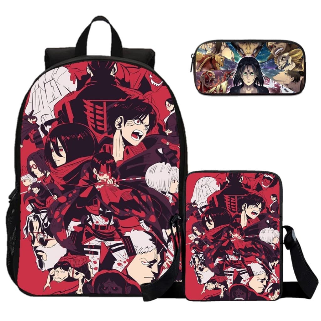 Kit Escolar Titans: Mochila, Lancheira e Estojo Personalizados para Jovens Heróis!