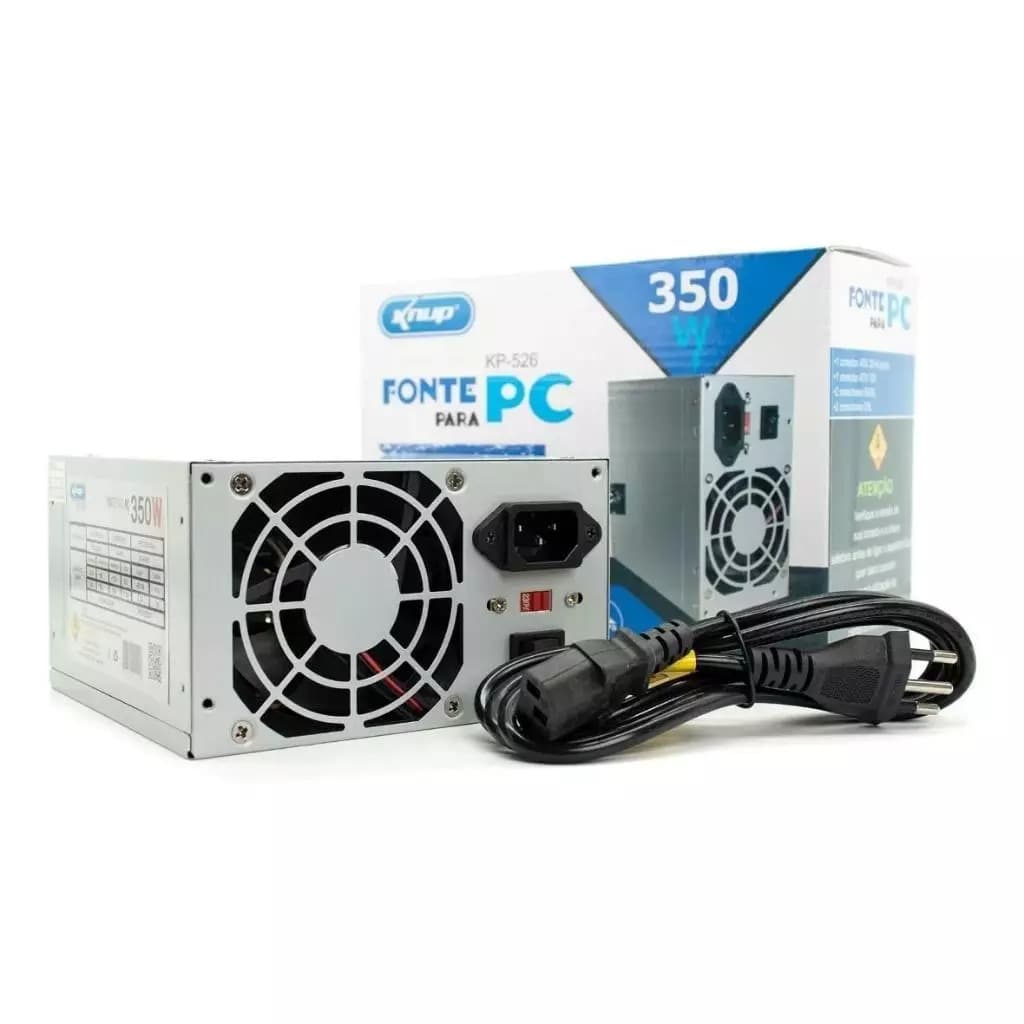 Fonte Real Gamer Atx 350w Bivolt  20+4 pinos