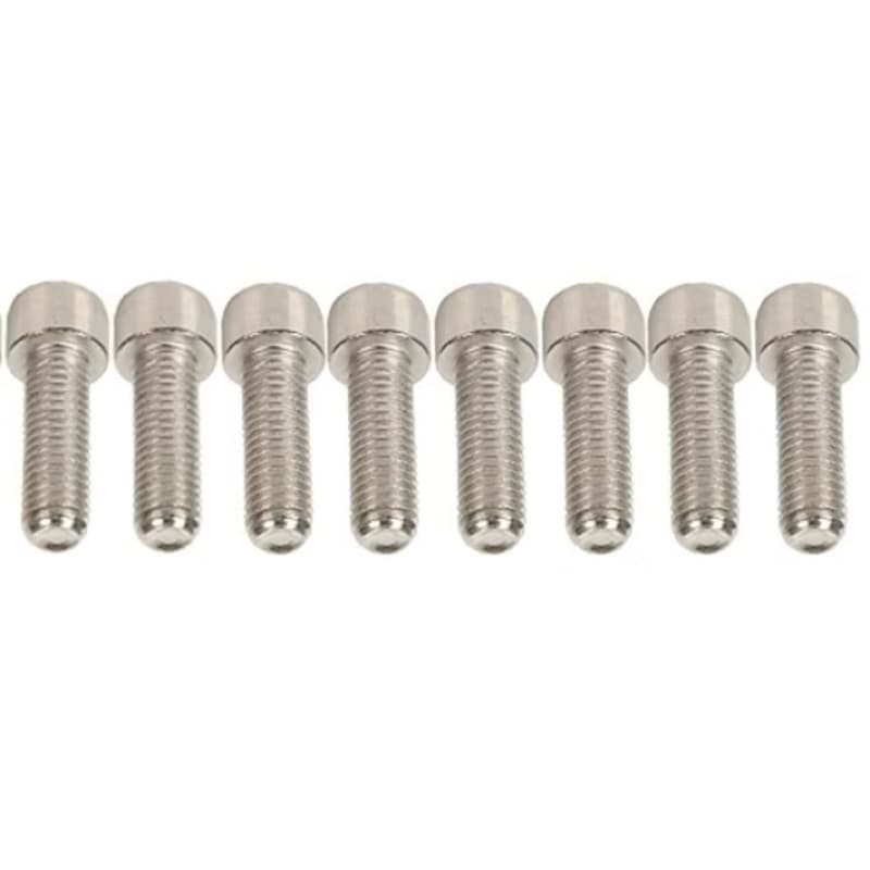 Kit de 8 Parafusos Allen Inox Bike NIPARTE Para Suporte de Garrafa e Outros Sem Avaliações Para Bicicleta
