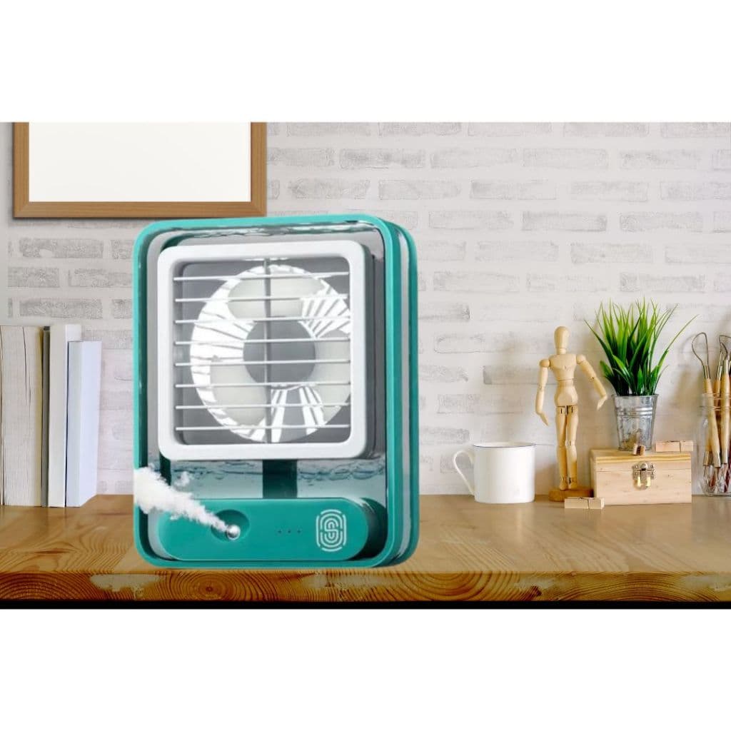 Ventilador de Mesa Ar Condicionado Umidificador e Refrigerador