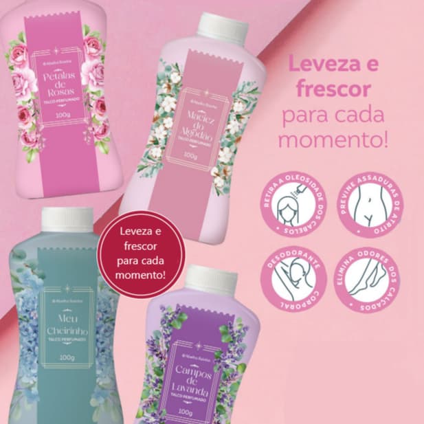 Talco Perfumado - Abelha Rainha 100g