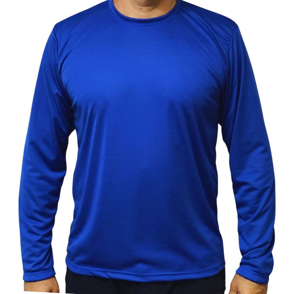 Camiseta Dry Fit Manga Longa | Masculina | Academia / poliester