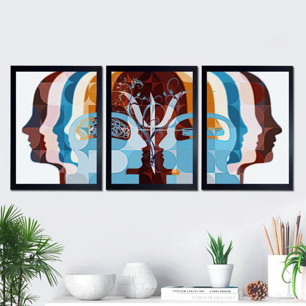 Quadros Psicologia Terapia Saúde Mental