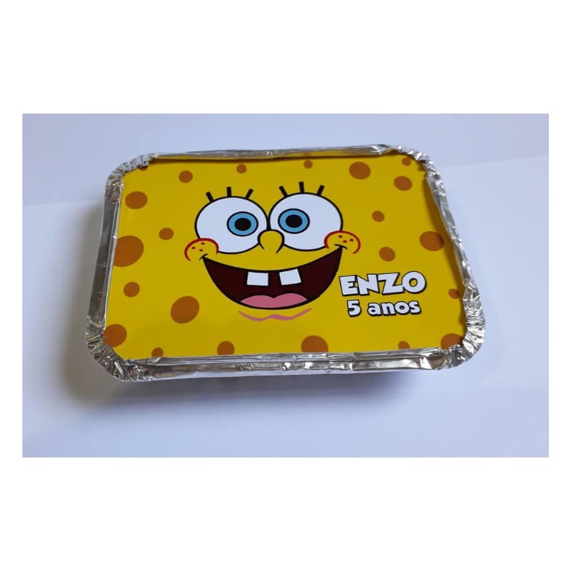 Marmitinha Personalizada Bob Esponja Festa Marmitinha lembrancinhas decoração, festas e aniversários