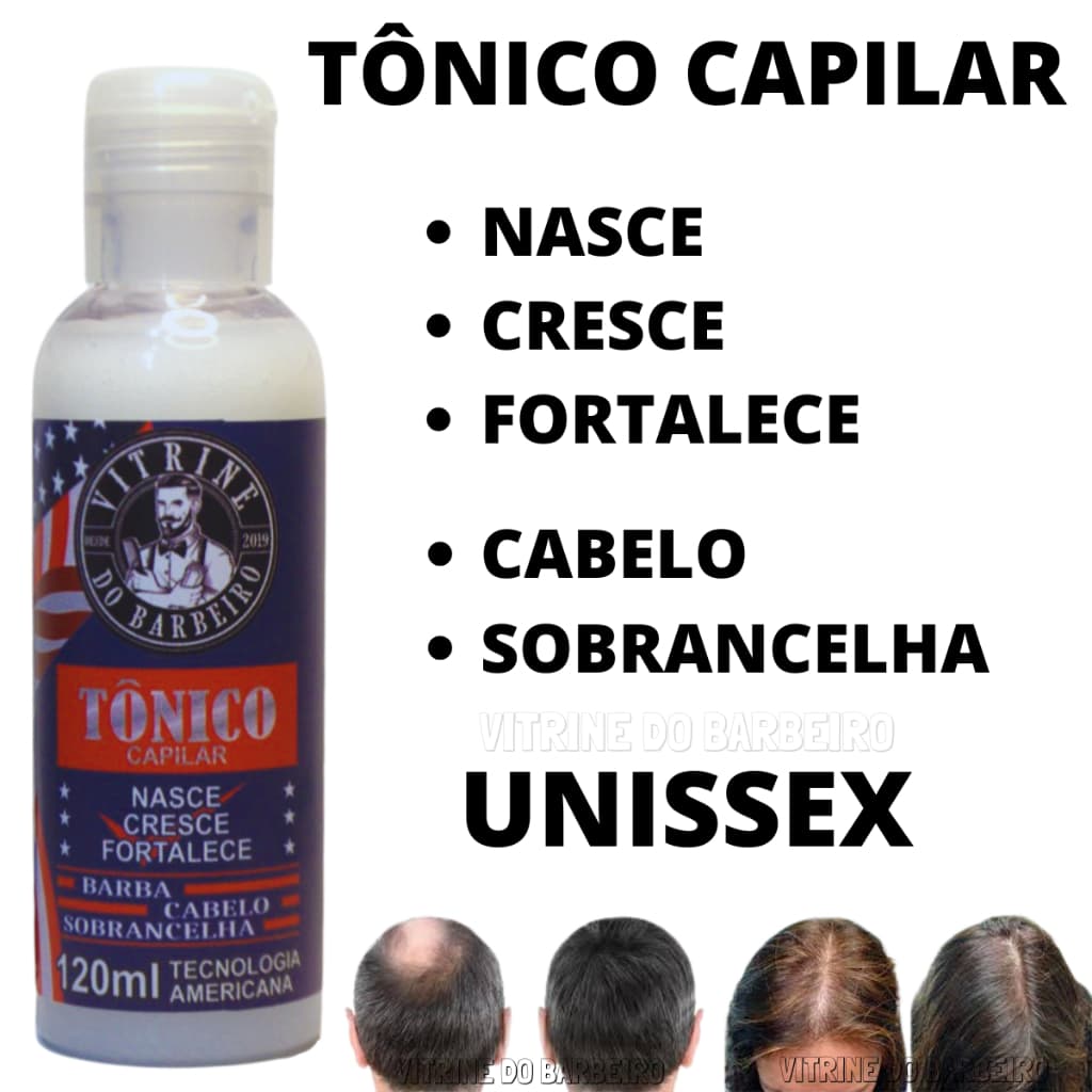 Tônico Capilar Para Crescimento Fortalecimento e Hidratação