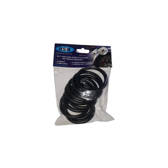 Kit com 10 Anéis de O'ring Borracha Anilha Reposição Quick Release