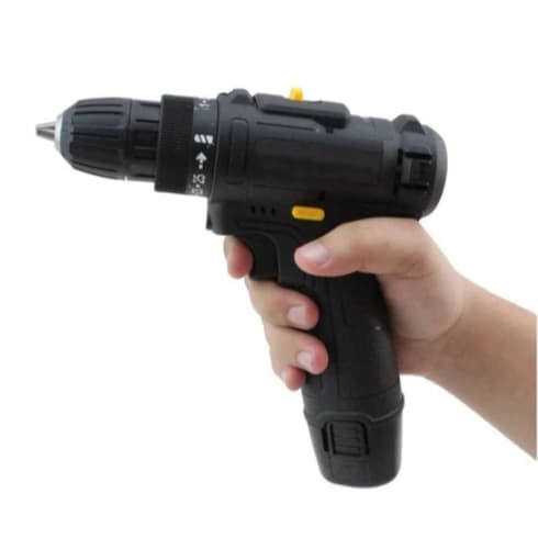 Parafusadeira Furadeira 12v Litio Bivolt Titanium C/ Maleta e 24 acessórios