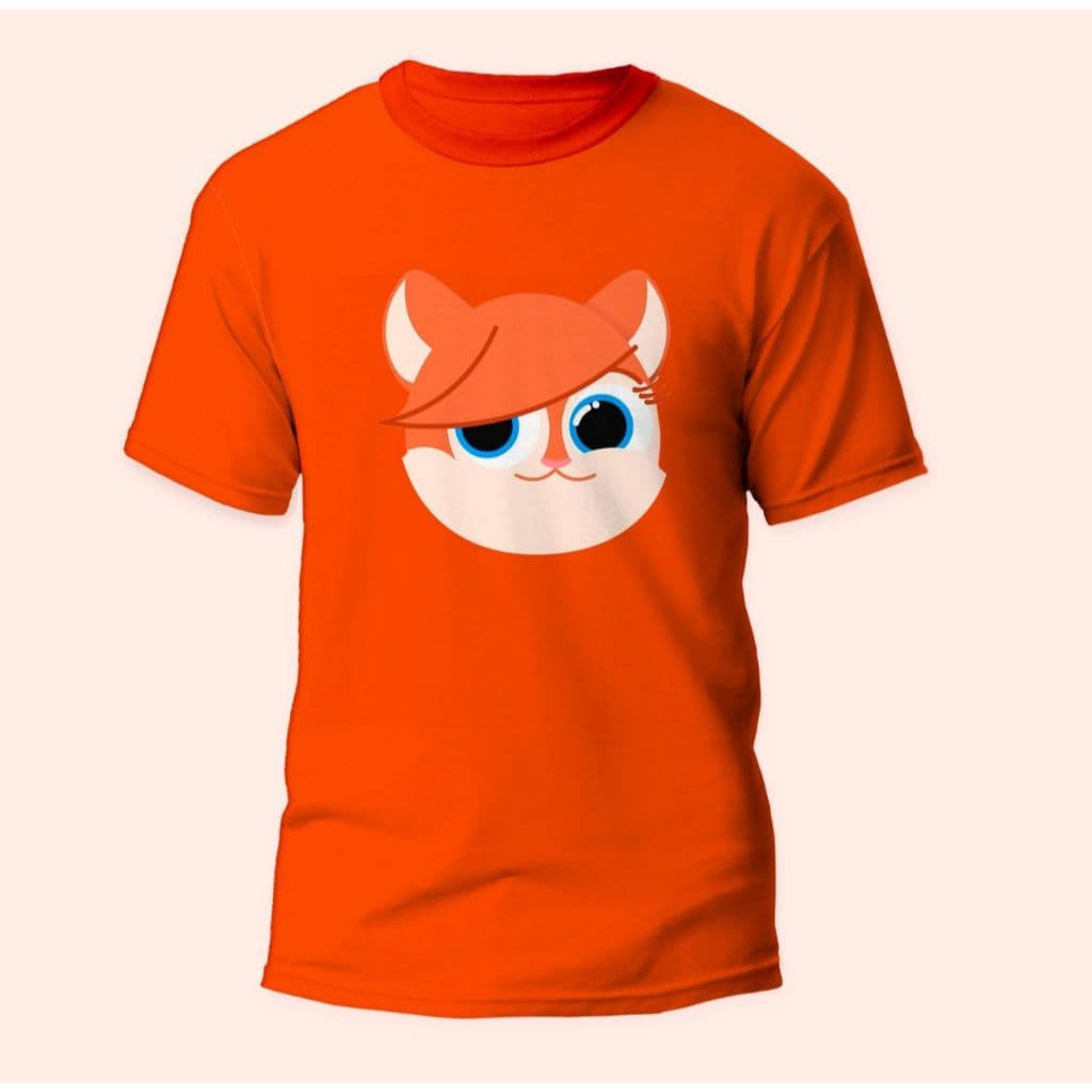 CAMISETA ADULTO/INFANTIL SUBLIMAÇÃO BOLOFOFOS RAPOSA