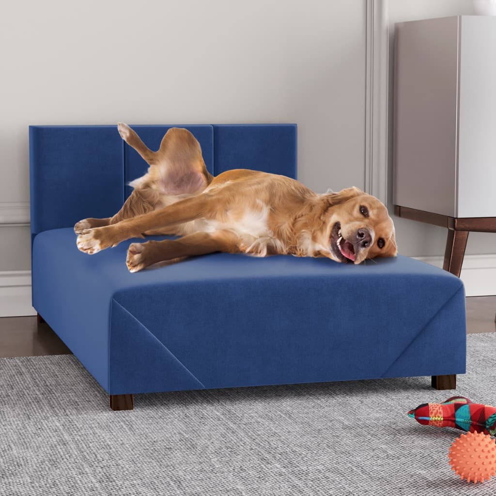 Cama para Cachorro ou Gato Caminha Box Pet em Suede 60cm/80cm