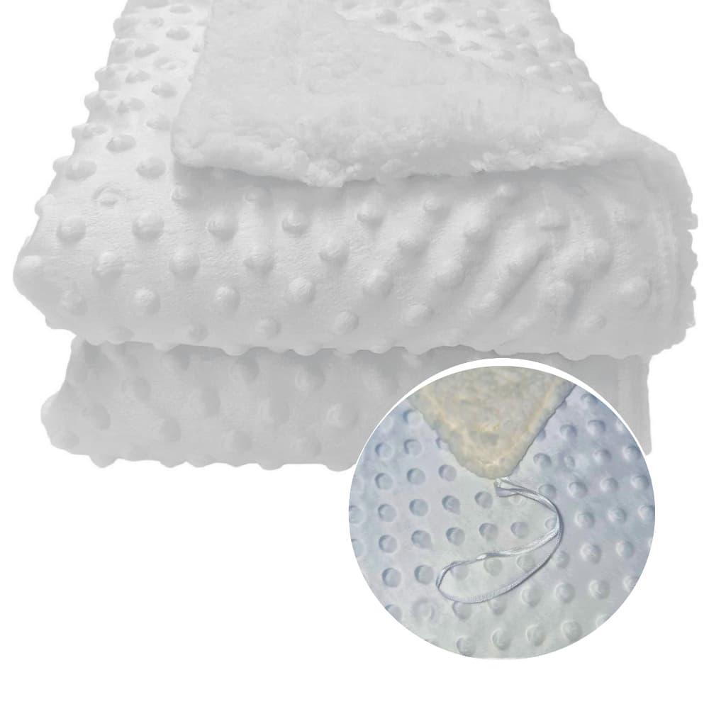 Cobertor Bebê Manta PIPOQUINHA/SHERPA 1,50x1M + NANINHA DE BRINDE