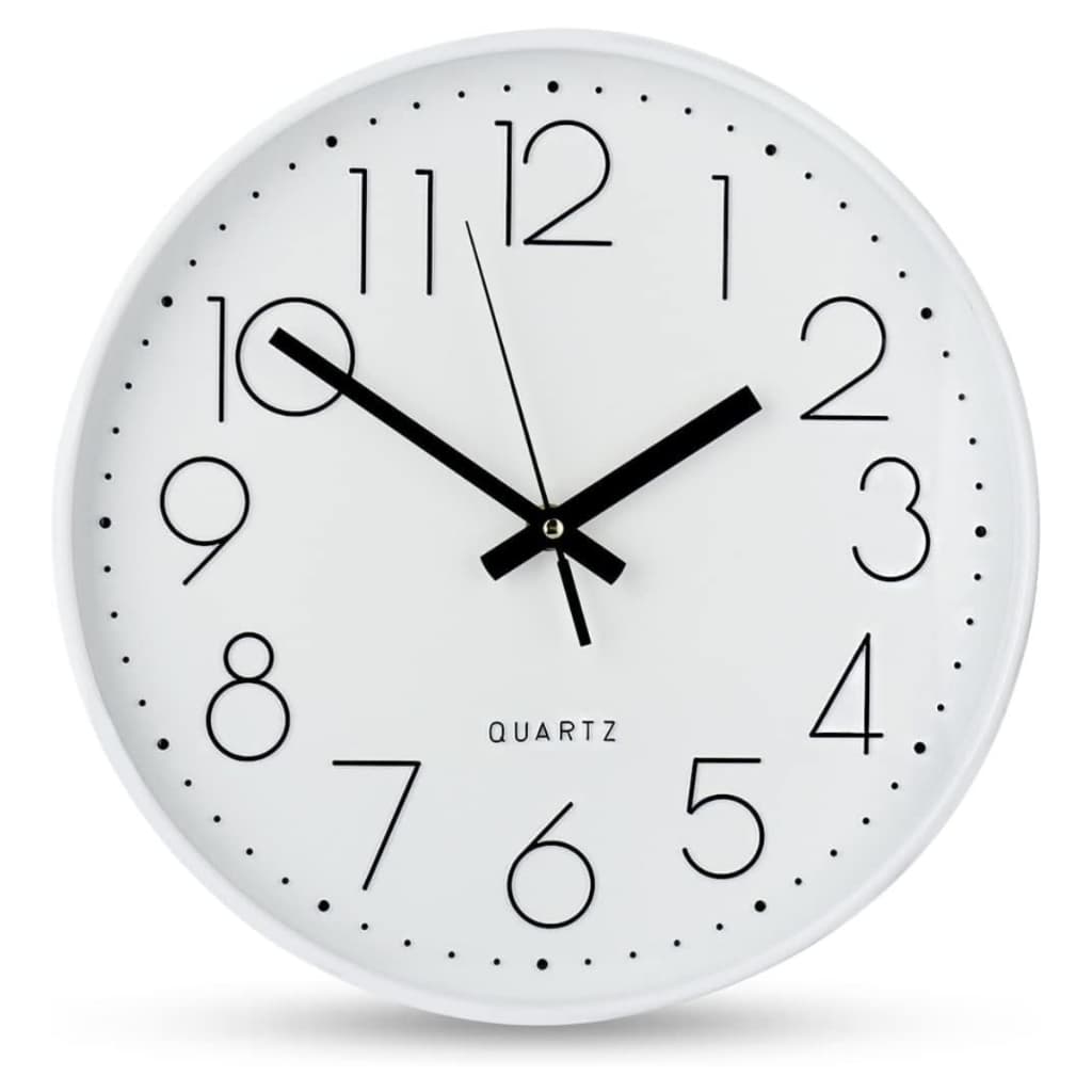 Relogio de Parede 25cm Decorativo Moderno Silencioso Escritório Consultório