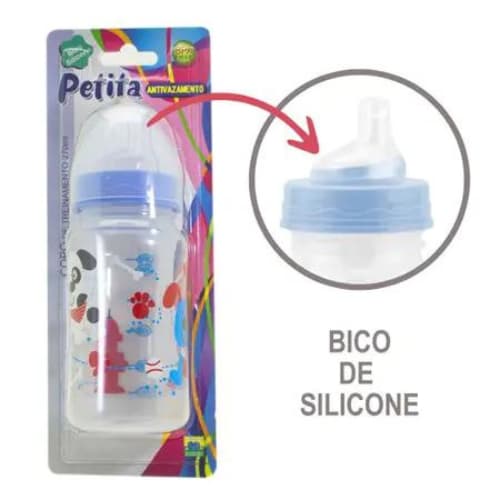 Copo Treinamento/Transição Azul ou Rosa BICO SILICONE ATACADO BARATO