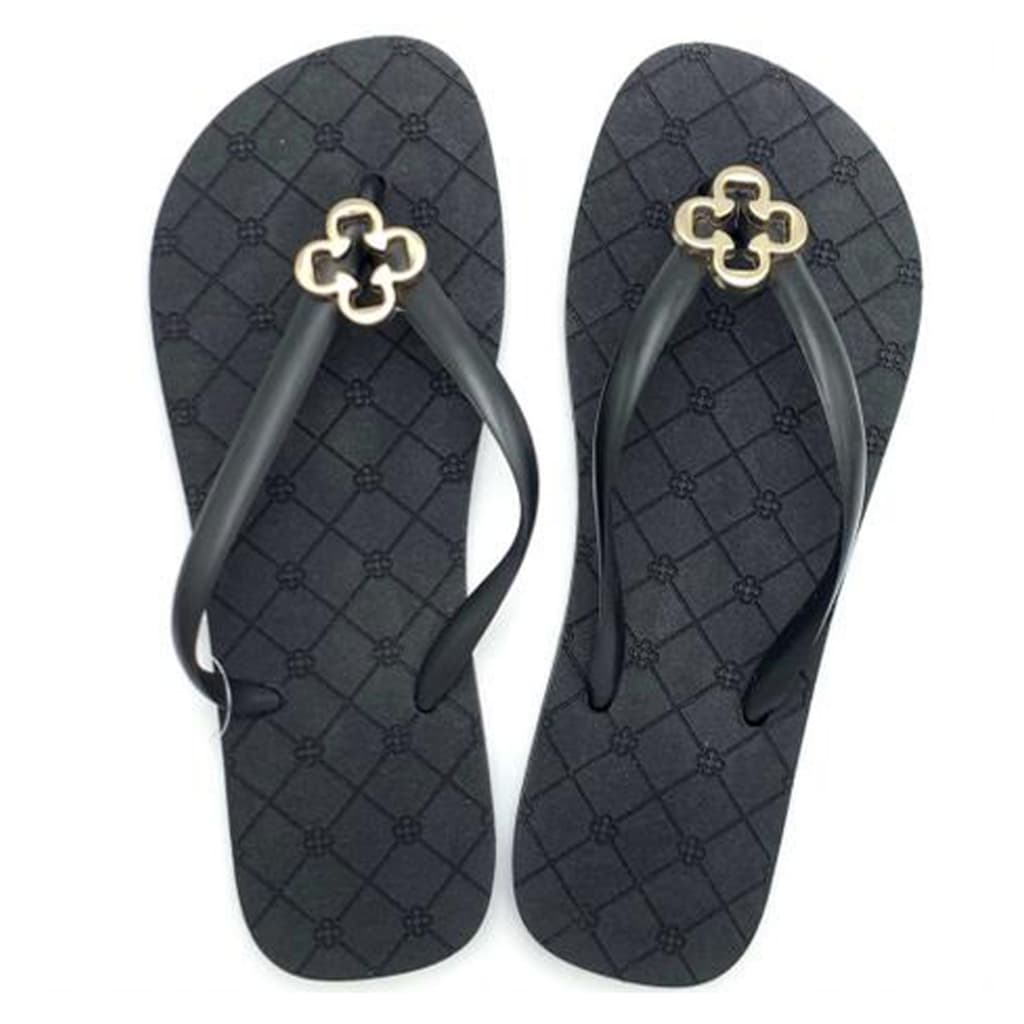 Chinelo Capodarte 100% Original Preto Injetado Feminino De dedo Dia a Dia 4015042