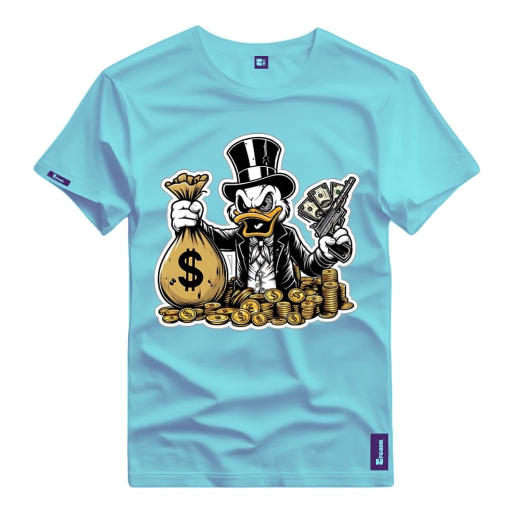 Camiseta Tio Patinhas Modelo Exclusivo De Camisa Verão Várias Cores