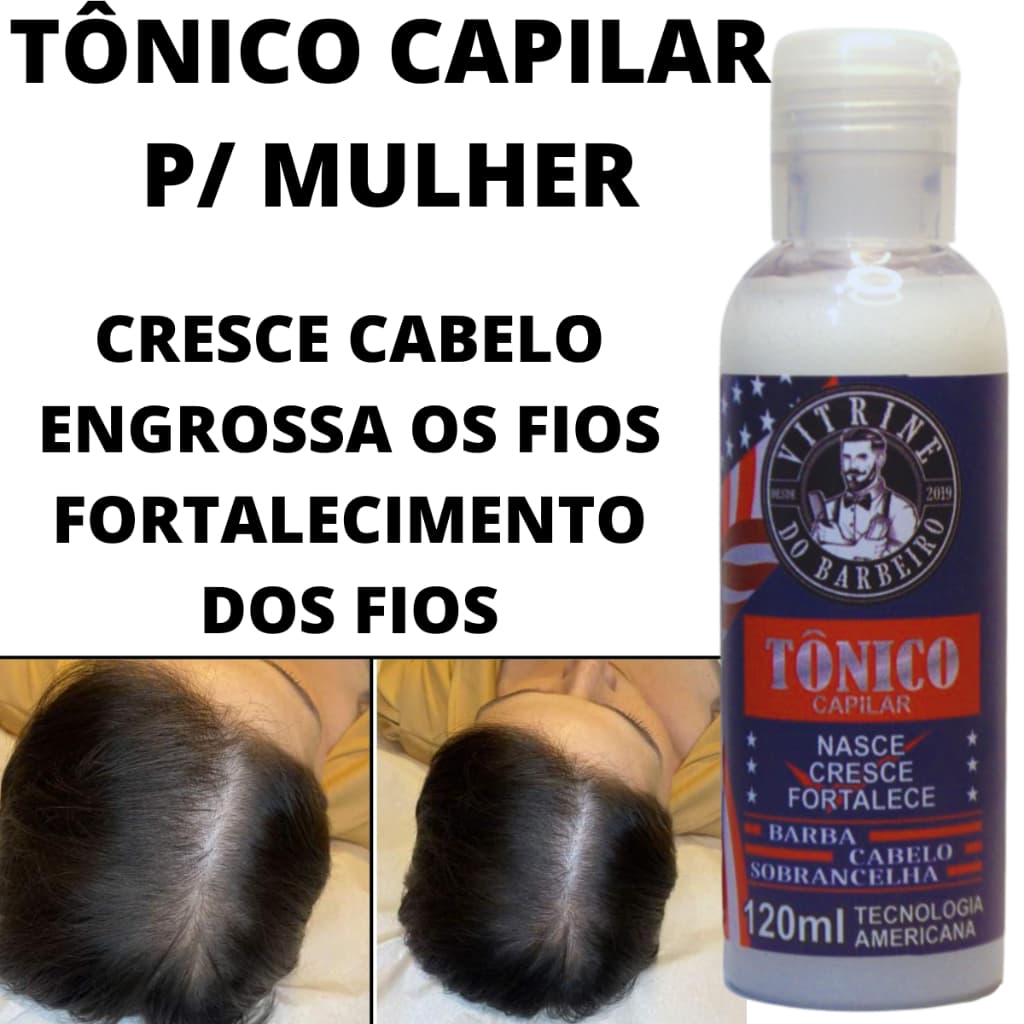 Tônico Capilar Para Crescimento e Fortalecimento Do Cabelo