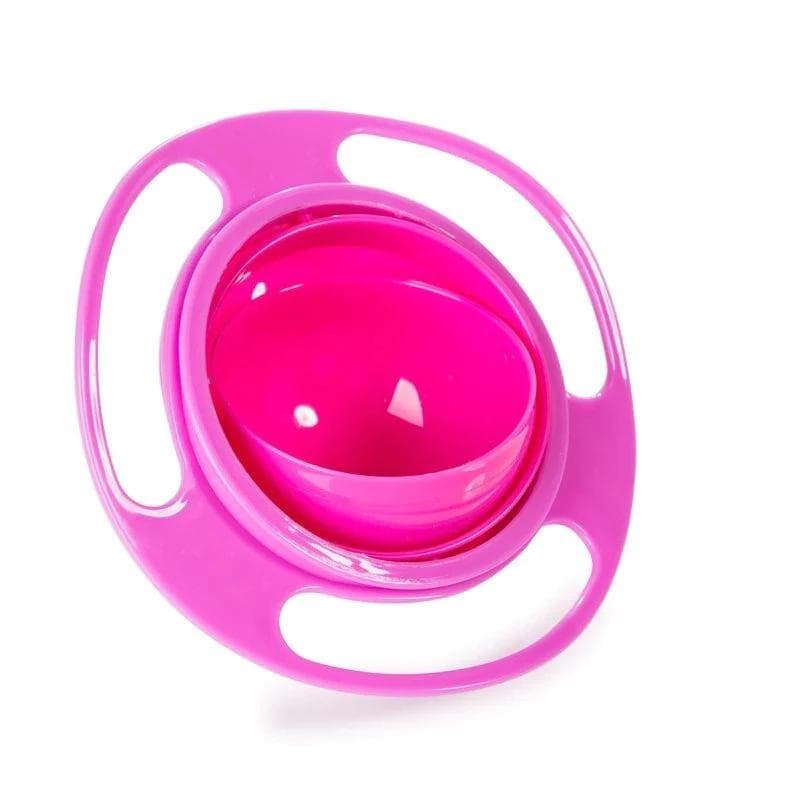 Prato Mágico Infantil Bebê Giratório 360º Alimento Não Cai